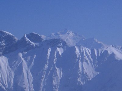 Mont Blanc vu d'Andey