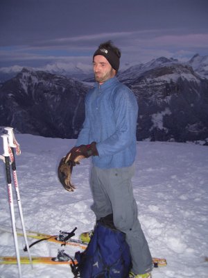 Daniel au sommet